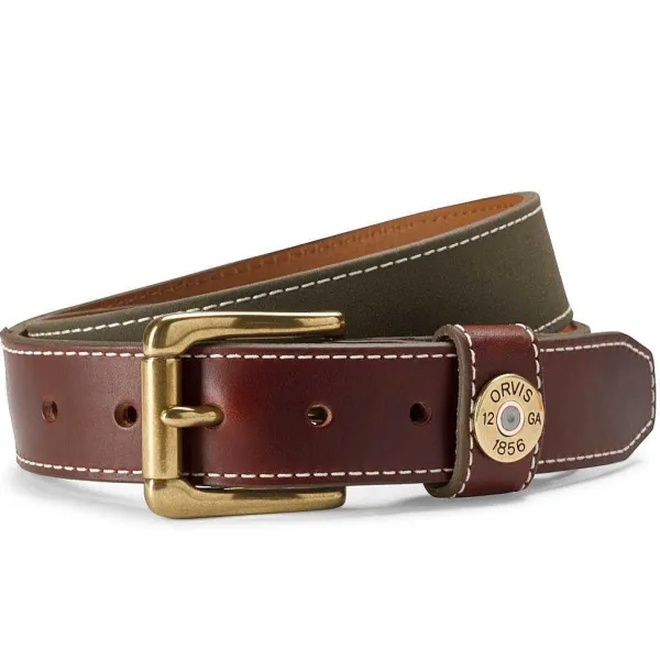 Orvis Waxed Canvas Shotshell Belt|Men Belts