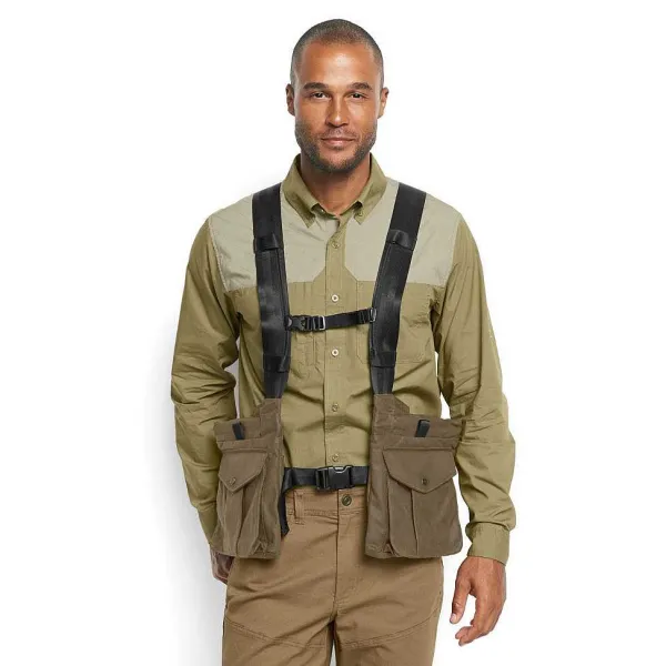 Orvis Waxed Cotton Strap Vest|Men Hunting