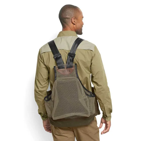 Orvis Waxed Cotton Strap Vest|Men Hunting
