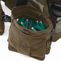 Orvis Waxed Cotton Strap Vest|Men Hunting