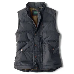 Orvis Waxed Down Puffer Vest|Men Jackets