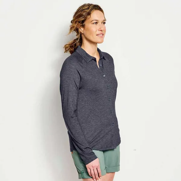 Orvis Women'S Dricast Long-Sleeved Button-Front|Women Shirts