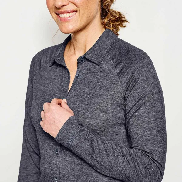Orvis Women'S Dricast Long-Sleeved Button-Front|Women Shirts