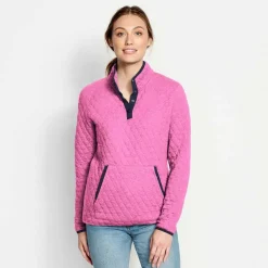 Orvis Women'S Outdoor Quilted Snap Sweatshirt|Women Sweatshirts
