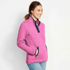 Orvis Women'S Outdoor Quilted Snap Sweatshirt|Women Sweatshirts