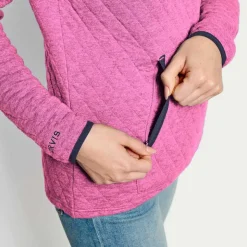 Orvis Women'S Outdoor Quilted Snap Sweatshirt|Women Sweatshirts