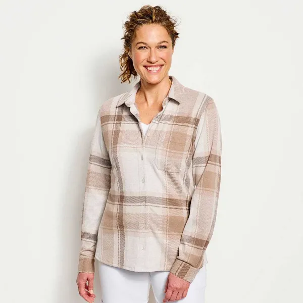 Orvis Women'S Snowy River Brushed Knit Long-Sleeved Shirt|Women Shirts