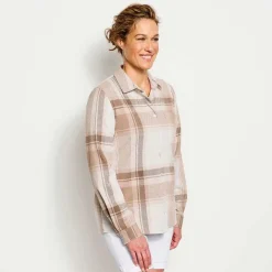 Orvis Women'S Snowy River Brushed Knit Long-Sleeved Shirt|Women Shirts