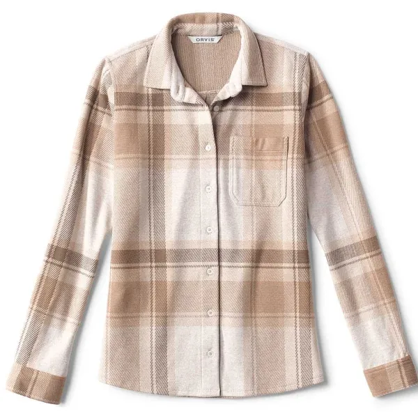 Orvis Women'S Snowy River Brushed Knit Long-Sleeved Shirt|Women Shirts