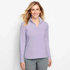 Orvis Women'S Sun Defense Quarter-Zip Pullover|Women Shirts