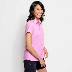 Orvis Women'S Tech Chambray Short-Sleeved Work Shirt|Women Shirts