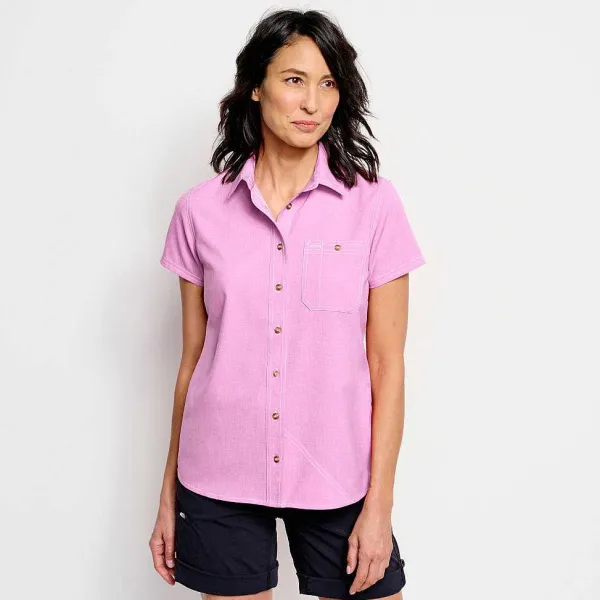 Orvis Women'S Tech Chambray Short-Sleeved Work Shirt|Women Shirts